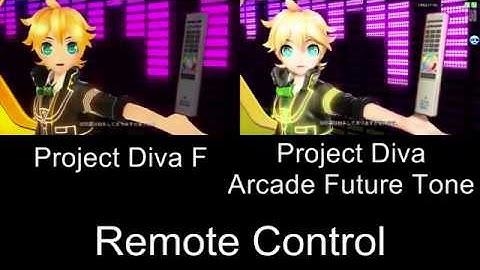Project Diva Remote Control PV Comparison PS3 Arcade Future Tone