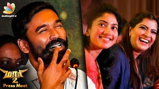 என்ன சீண்டிட்டே இருக்காங்க : Dhanush Open Speech | Maari 2 Press Meet