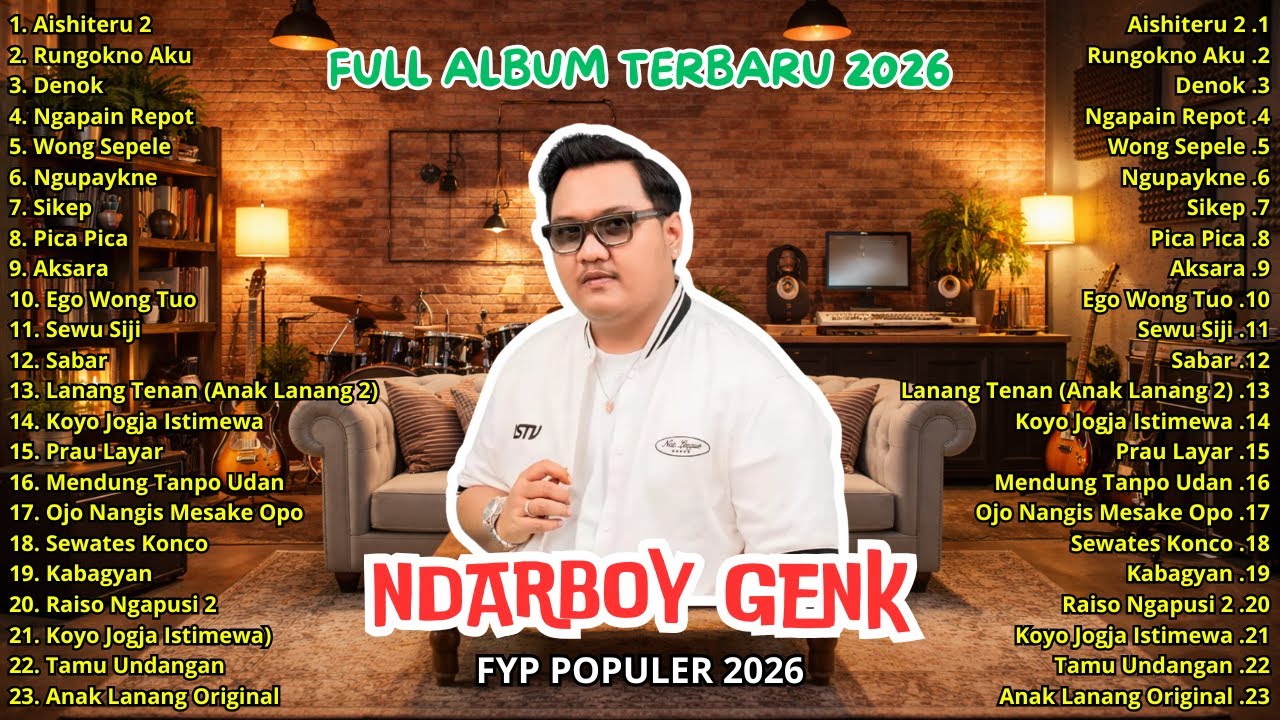 NDARBOY GENK HITS TERBARU 2026 | FULL ALBUM LEGENDARIS NONSTOP