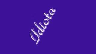 Huecco - Idiota (Con letra) chords