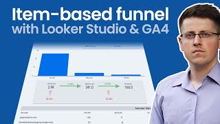 Itembased funnel in Looker Studio using GA4 data