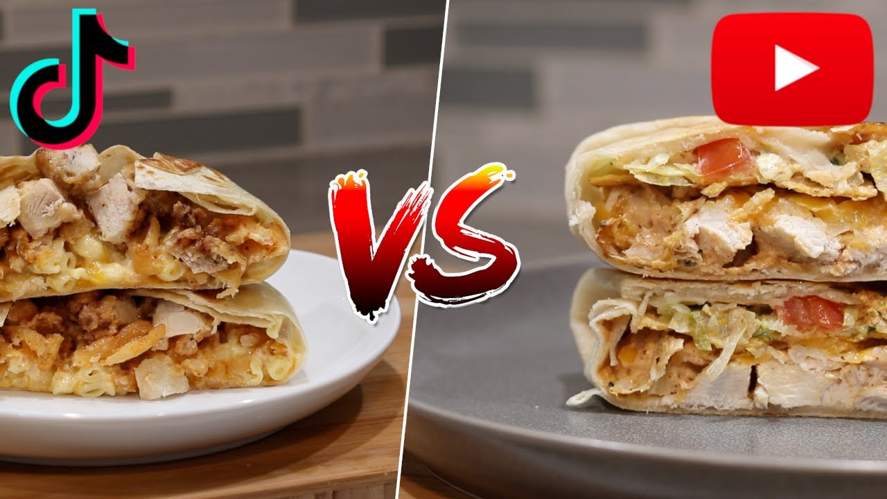 Whose Crunchwrap Supreme is Best? Youtube VS TikTok (Joshua Weissman, Chik-Fil-A)