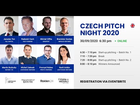 CZECH PITCH NIGHT 2020 - video from Lighthouse Ventures