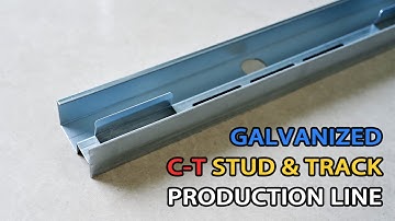 Shaft Wall System CT Stud Track Roll Forming Machine Shaftwall Studs Production Line