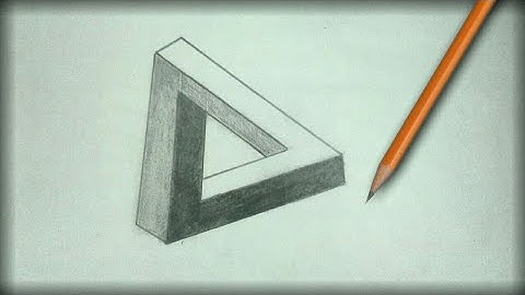 How to Draw an Optical Illusion Triangle the Easy Way