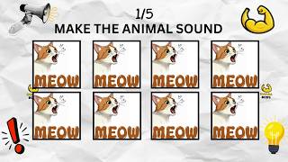 Say the Word on Beat CHALLENGE  | EASY TO INSANE | ANIMAL SOUNDS