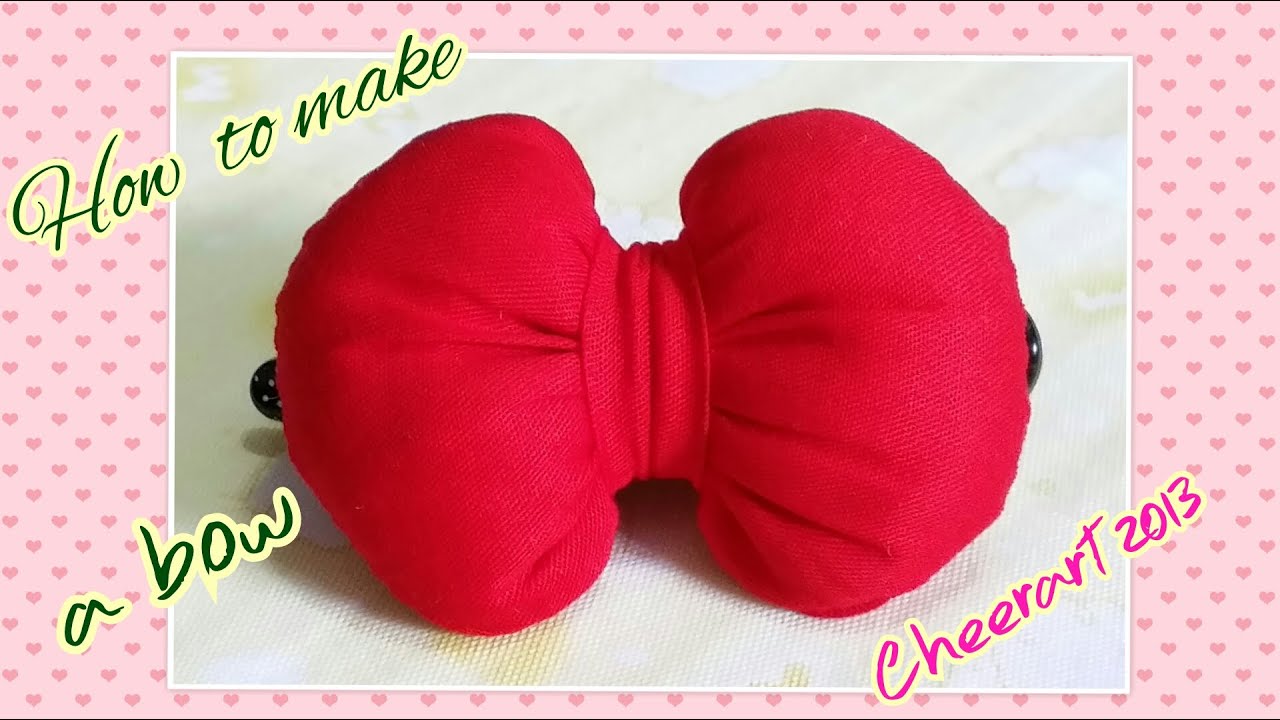 How to make a bow tutorial youtube