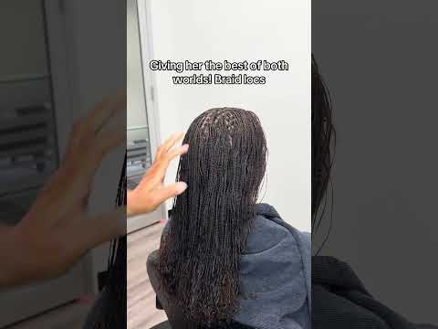 Braid locs are one of my favorite installs! #braidlocs #naturalhair