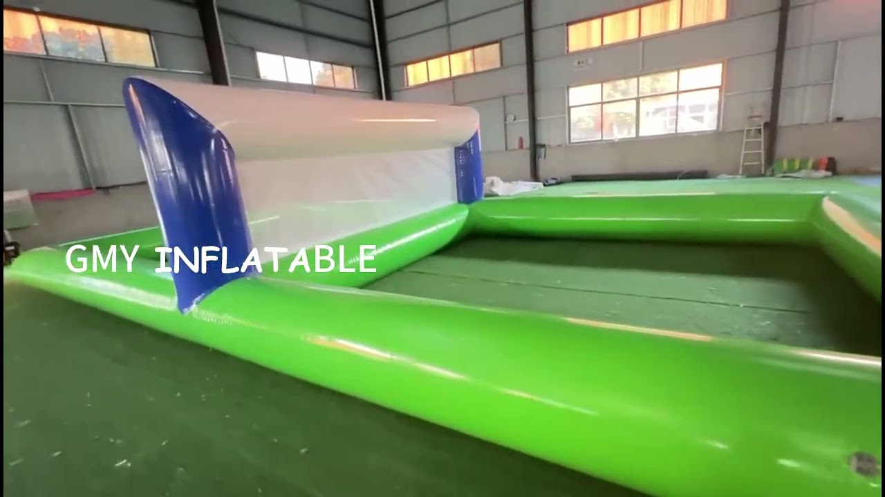 Giant Floating Beach Water Pool Inflatable Volleyball Court For Sale GMY Inflatables