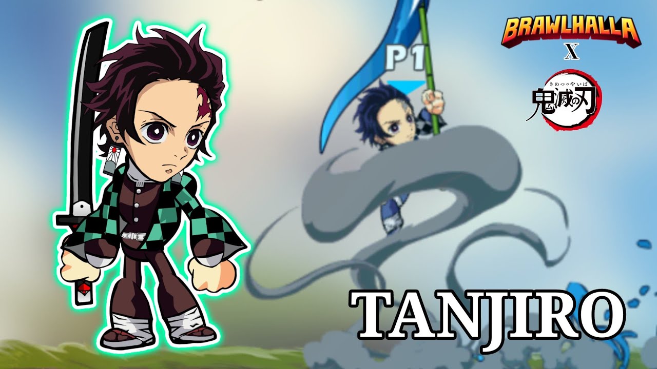 Kamado Tanjiro Brawlhalla Skin Mods - roblox tanjiro template