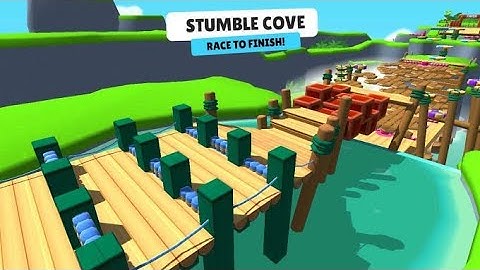 Stumble guys - gameplay walkthrough  part 4- Map Stumble Cove  (IOS, Android)
