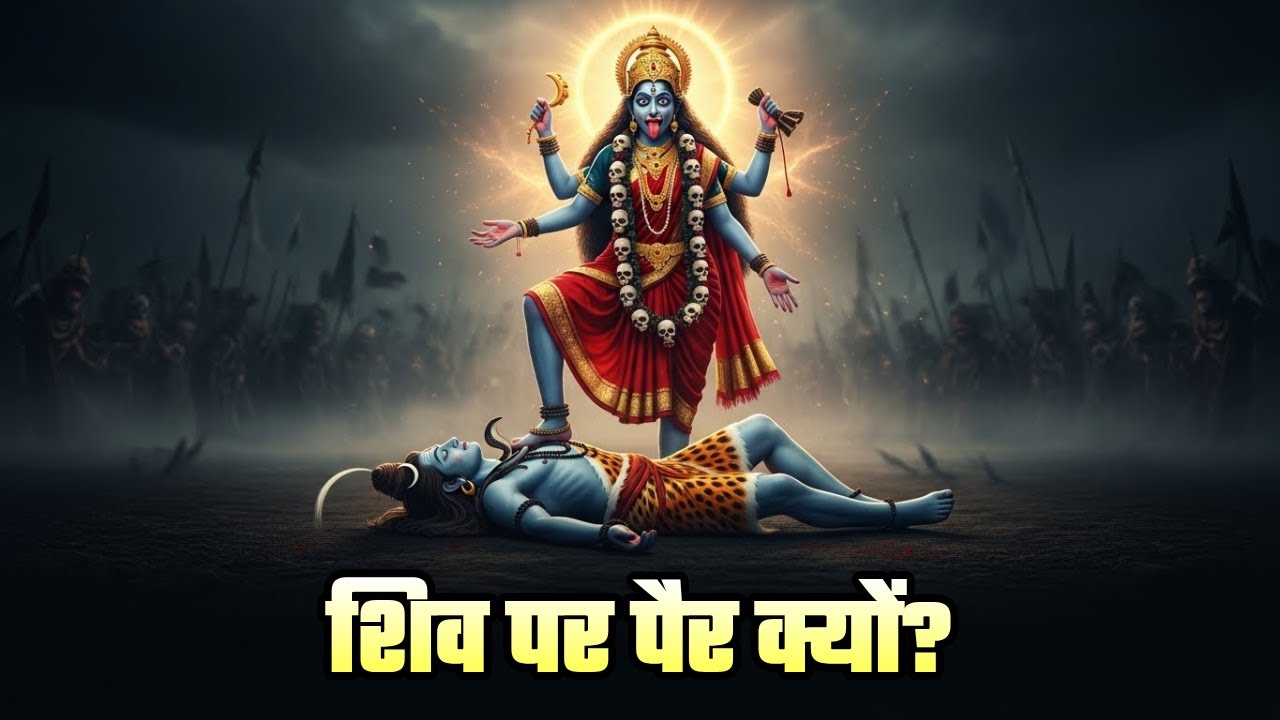 माँ काली ने शिव जी की छाती पर पैर क्यों रखा? पौराणिक सत्य | Kali Mata Story (Subtitles)