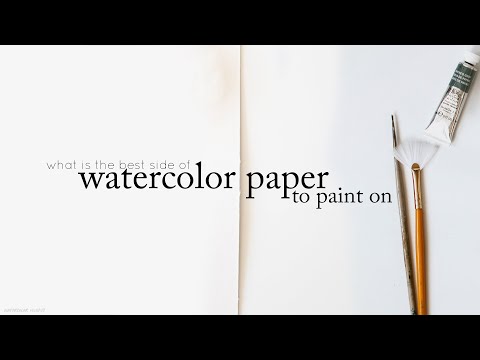 Which Side of Watercolor Paper to Use (Complete Guide) - Watercolor Affair
