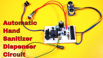 Automatic Hand Sanitizer Dispenser Circuit V3.0  |  using ultrasonic technology