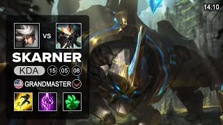 Skarner vs Camille Top - NA Challenger - Patch 14.10 Season 14