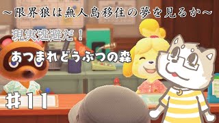 【あつまれどうぶつの森】限界だから無人島に高飛びします。#11【金色ホロウ】