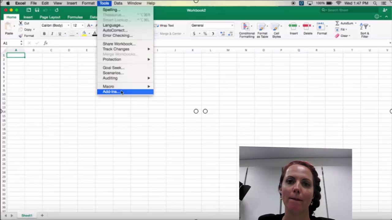 how to enable data analysis in excel mac