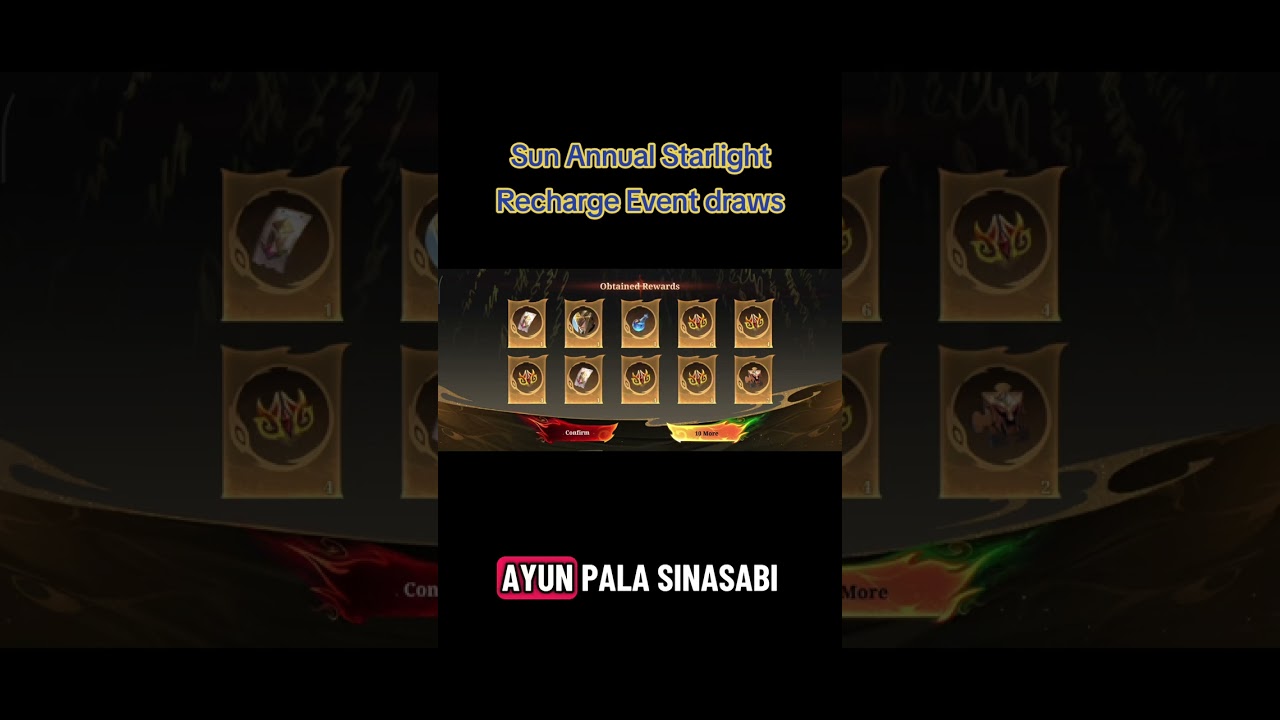 Sun Annual Starlight Recharge Event Draws on third account 