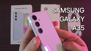 Распаковка Samsung Galaxy A35