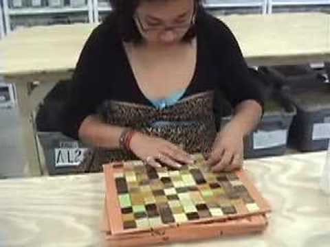 Making Glass Mosaic Tile by Hand at Susan Jablon M...