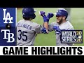 Joc Pederson, Max Muncy homer in World Series Game 5 win | Dodgers-Rays Game 5 Highlights 10/25/20