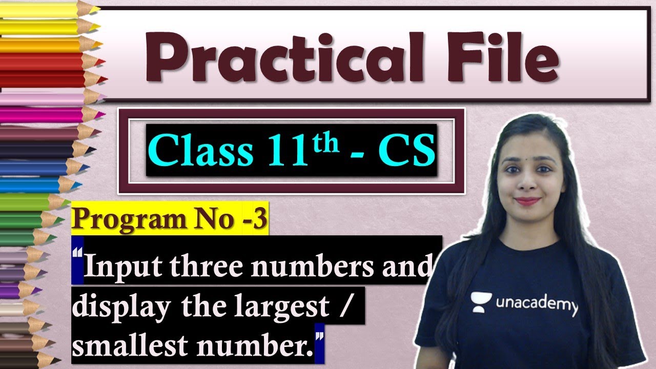 P#3 - Class 11 CS -Python Practical File | Suggested Practical List ...