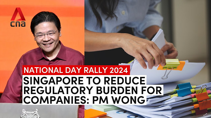 Less red tape? Singapore to reduce regulatory burden for companies | National Day Rally 2024