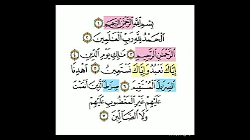 سورة الفاتحة برواية البزى عن ابن كثير المكى القارئ أحمد ديبان 