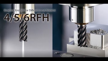 High Efficiency Roughing Endmill for Difficult-to-cut Material 4/5/6RFH