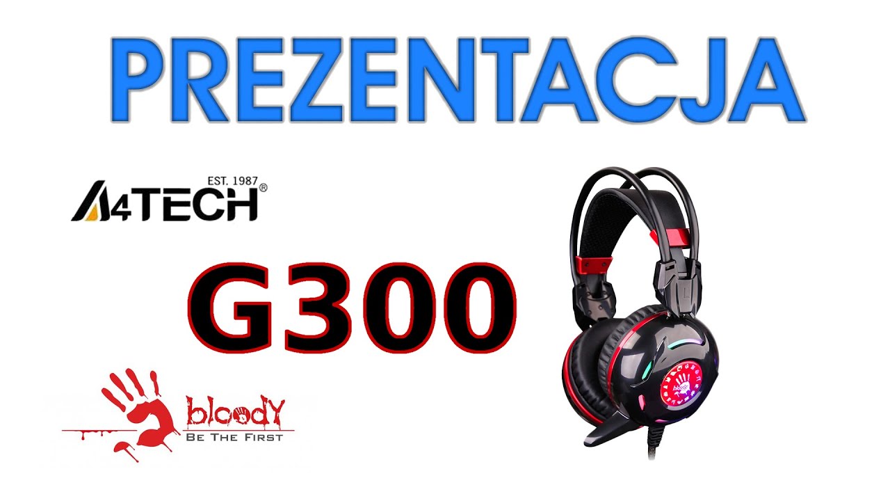 Unboxing Słuchawek A4Tech Bloody G300 - HardPC #94