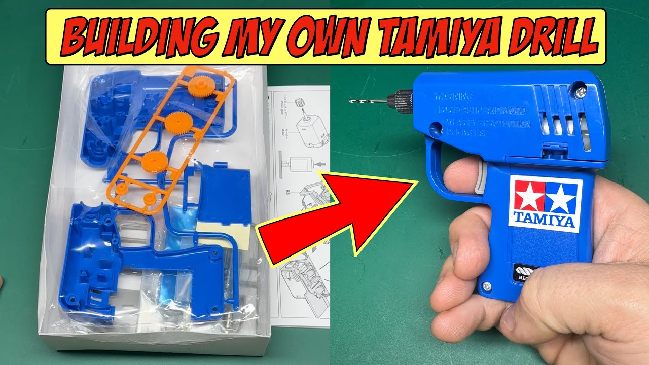 I built the TAMIYA Handy Drill - BUILD and Review 