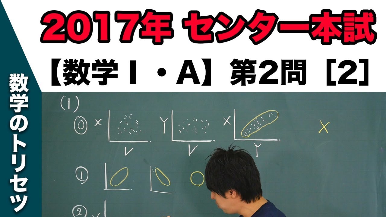 センター試験 2017年本試験 【数学Ⅰ・A】 第2問［2］ データの