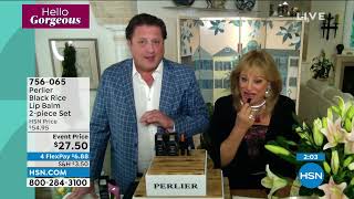 Perlier Black Rice Lip Balm 2piece Set