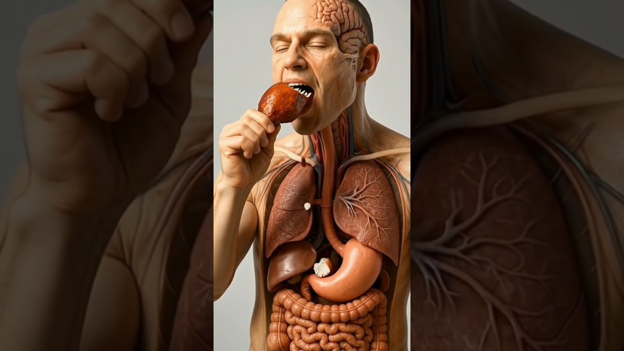 This Is What Fried Chicken Does Inside Your Body | 3D Digestive System Animation