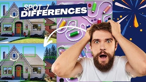 Spot the 7 Differences: Level 11 to 20 Challenge
