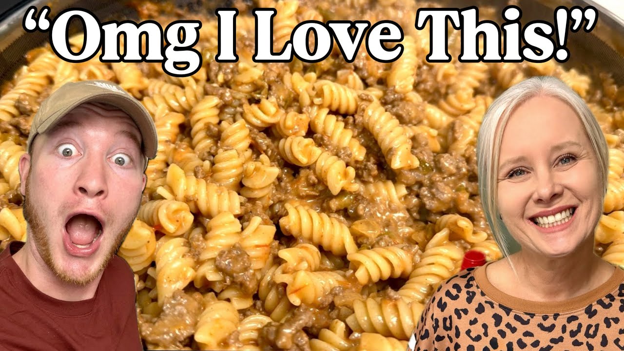 Feed the ENTIRE FAMILY for less than $20! 😱Creamy Cheesy Taco Pasta!