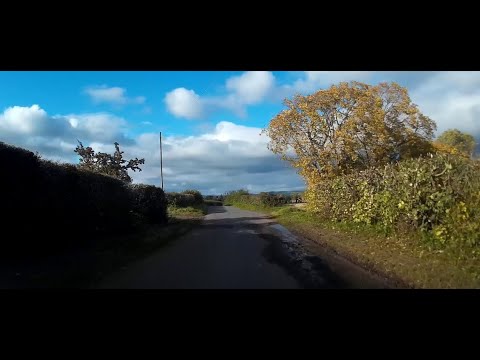 Autumn Back Roads Drive To Visit Coupar Angus Perthshire Scotland