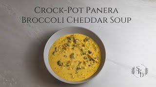 Crock Pot Broccoli Cheddar Soup | Panera Broccoli Cheddar Soup (Copycat)