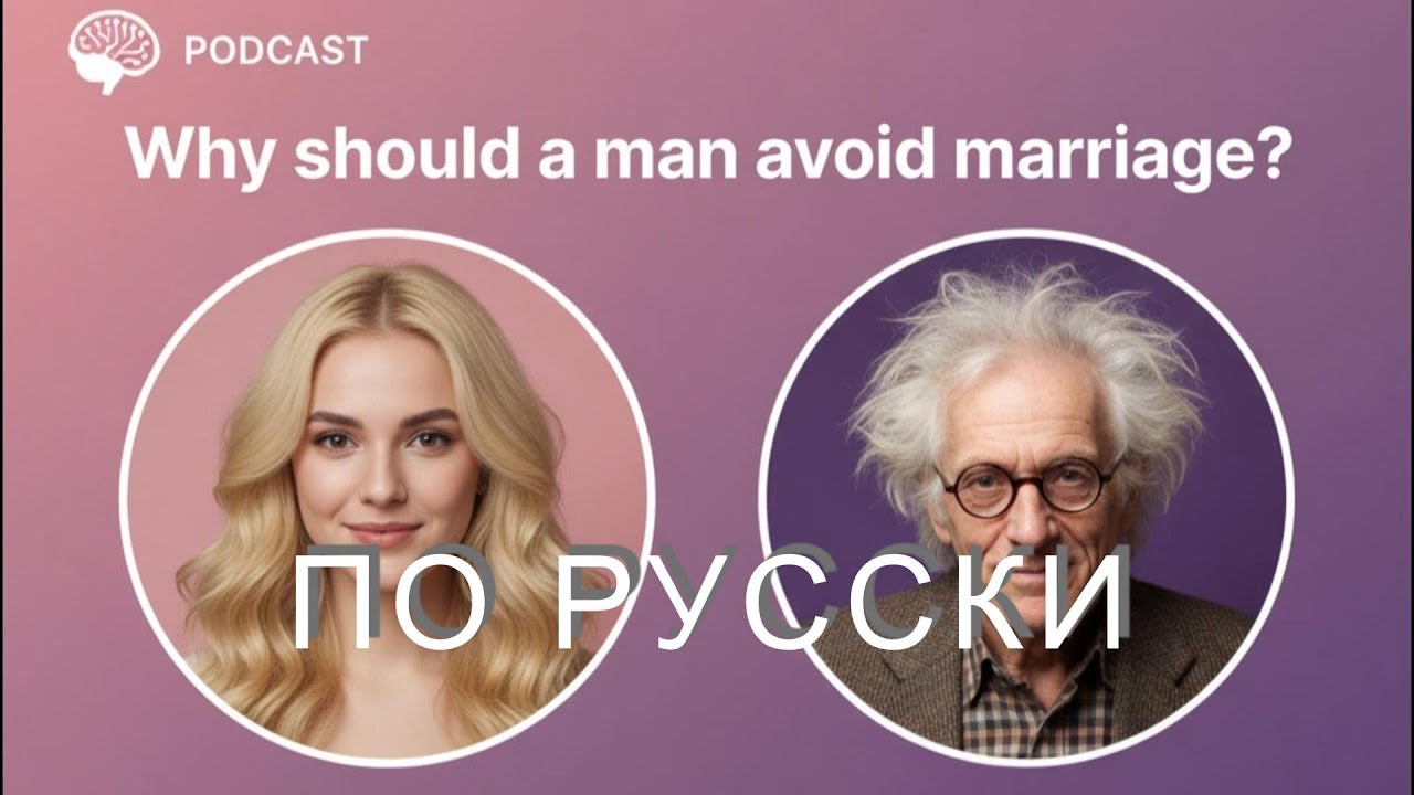Почему мужчине следует избегать брака - по-русски