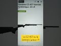 22 lr la cz 457 ou bien la diana carbon  