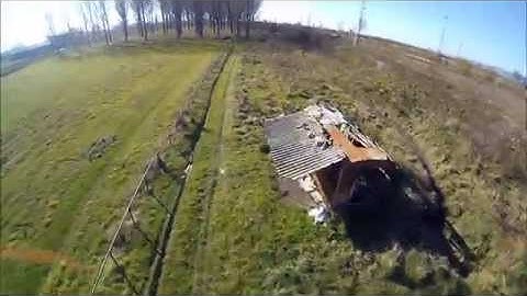 250 FPV Racer tree crash  Xiaomi Yi