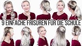 Funf 5 Minuten Frisuren Einfache Frisuren Fur Schule Uni Arbeit Alltag Youtube