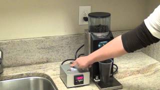 Auber J72BX Timer Demo Video (with Rancilio Rocky Grinder)