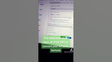 #airtable #chatgpt #nocode #openai convert formulas with natural language!
