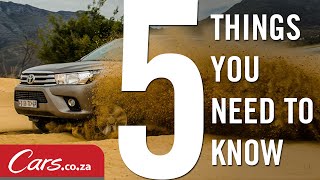 2016 Toyota Hilux - 5 Things You Need To Know