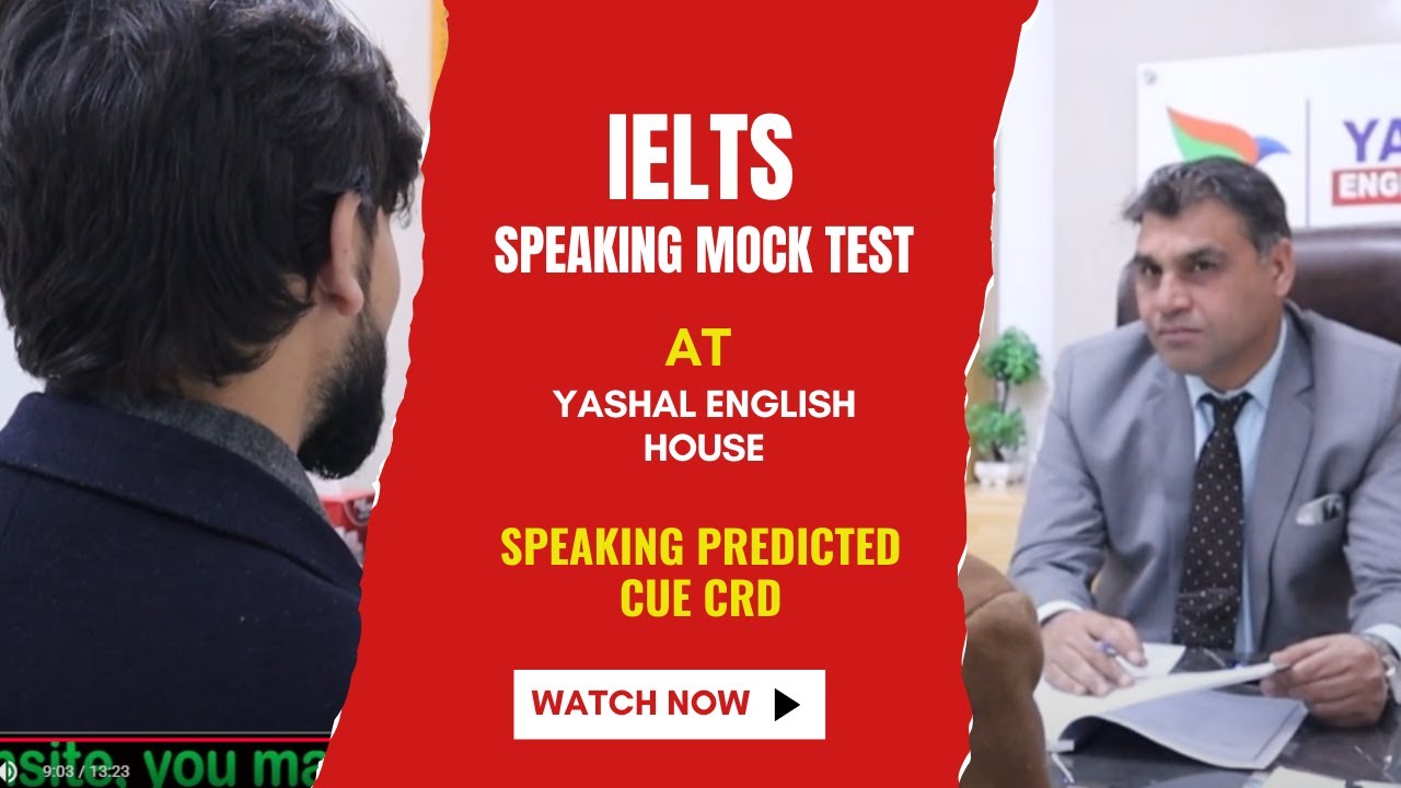 IELTS speaking mock test with Sir Sajjad at Yashal English House ...