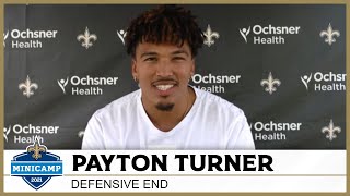 Payton Turner on Transition from College to NFL | Saints Minicamp 2021