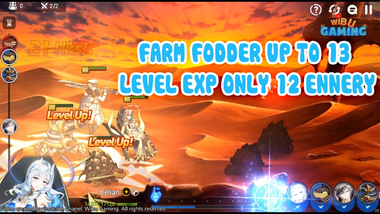 [Epic Seven] Commander Pavel BEST PLACES TO FARM FODDER UP TO 13 LEVEL