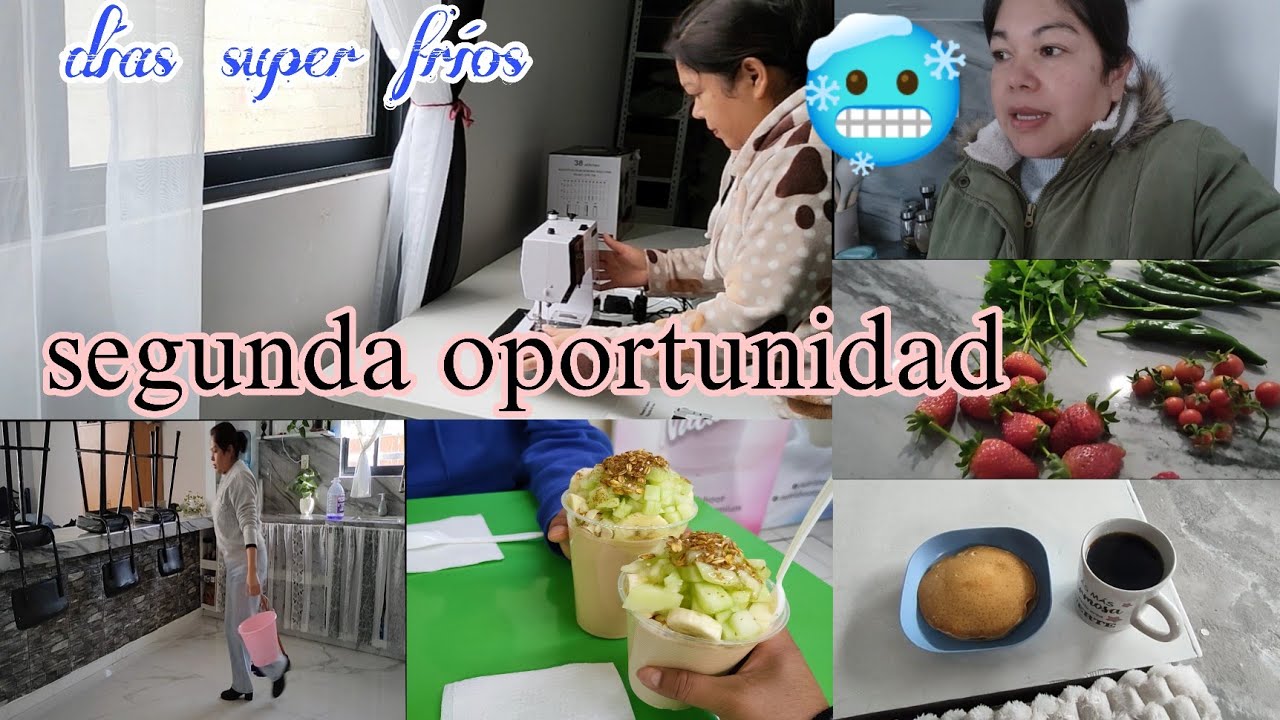 SEGUNDA OPORTUNIDAD 😬 / COSECHA 🧺/ DÍAS SUPER FRÍOS 🥶