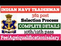 Indian Navy Tradesman Mate Recruitment 2023 | Indian Navy Tradesman  Syllabus 2023